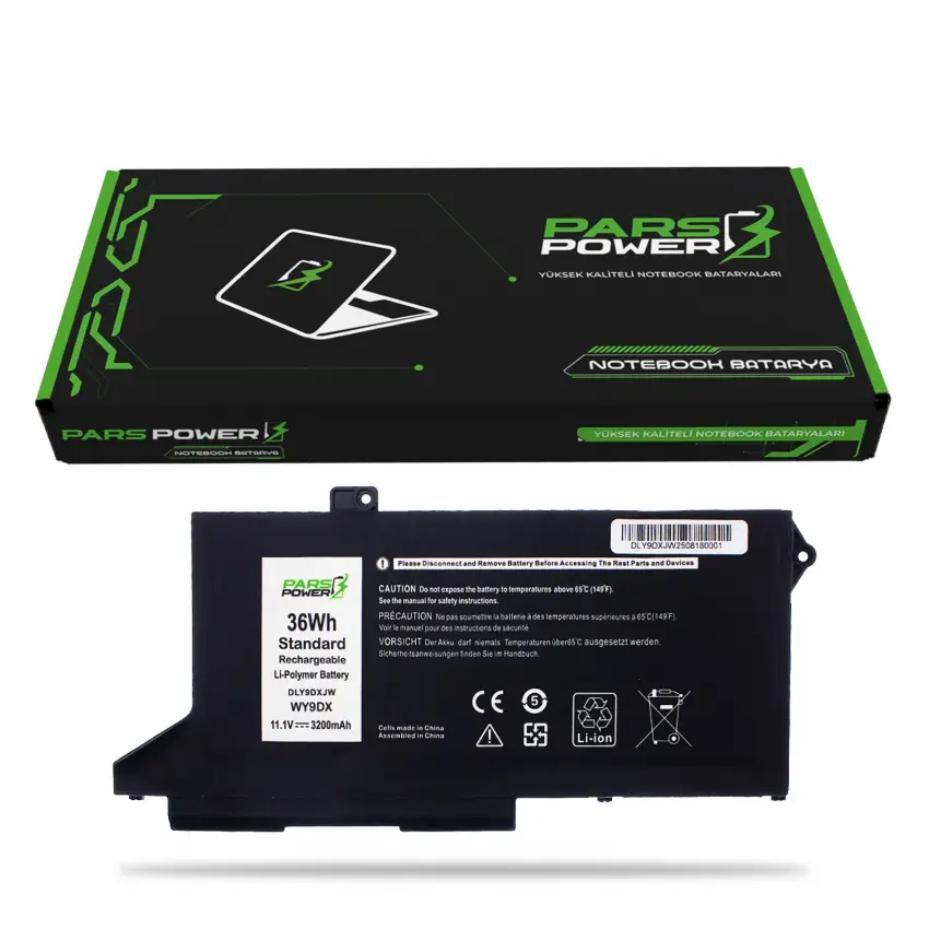Dell P104F002 Batarya - Pil (Pars Power)