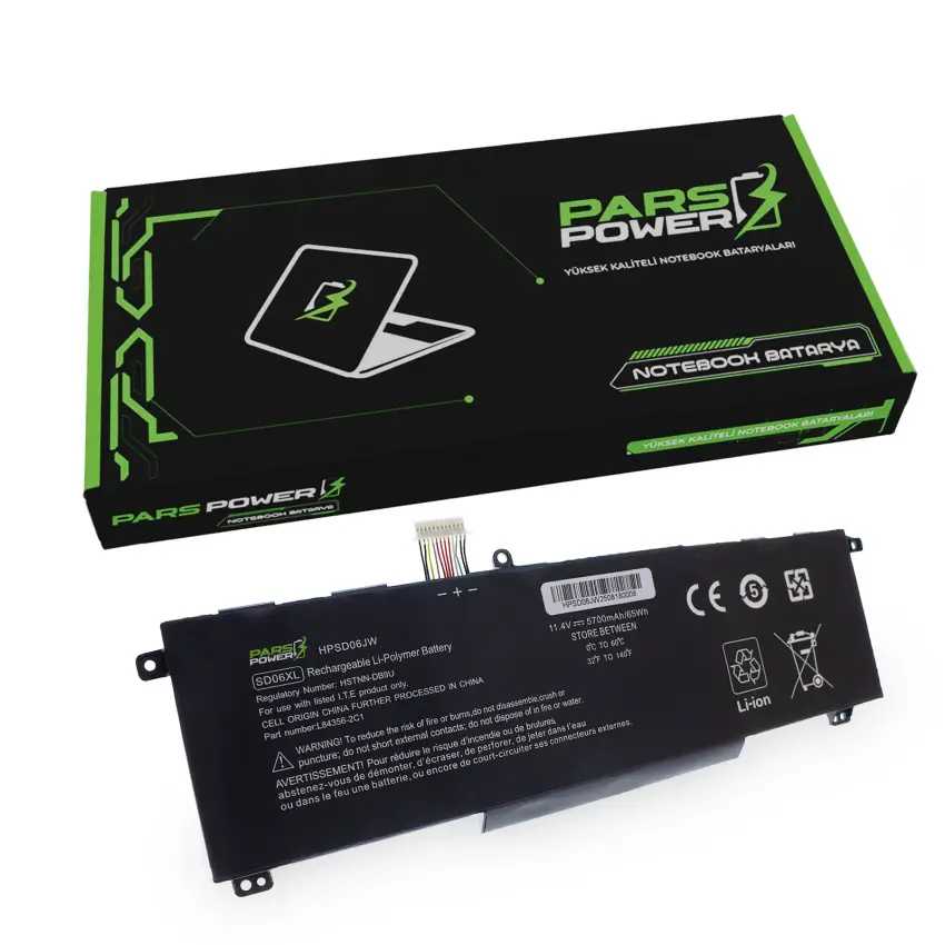 HP OMEN 15-ek1013nt (4H0J1EA) Batarya - Pil (Pars Power)