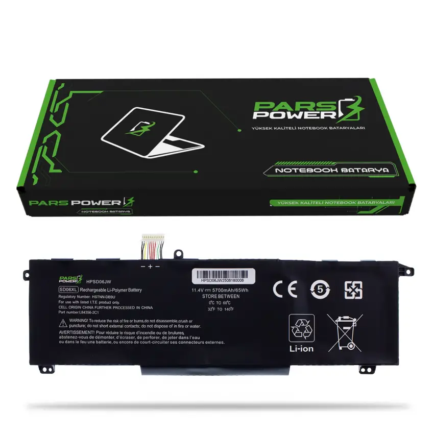 HP Victus TPN-Q278, TPN-Q279 Batarya - Pil (Pars Power)