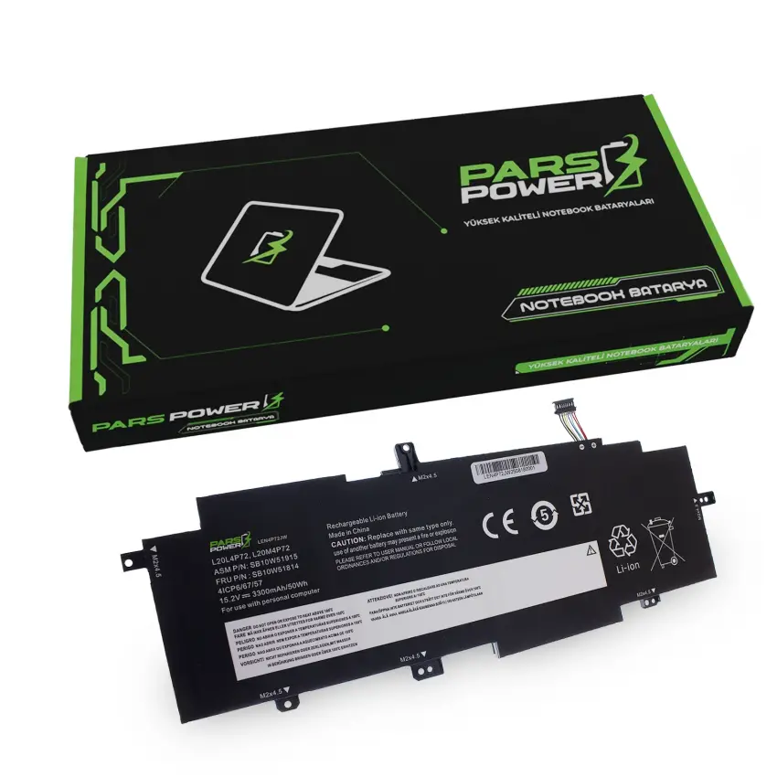 Lenovo ThinkPad T14S Gen 2 Serisi Batarya - Pil (Pars Power)