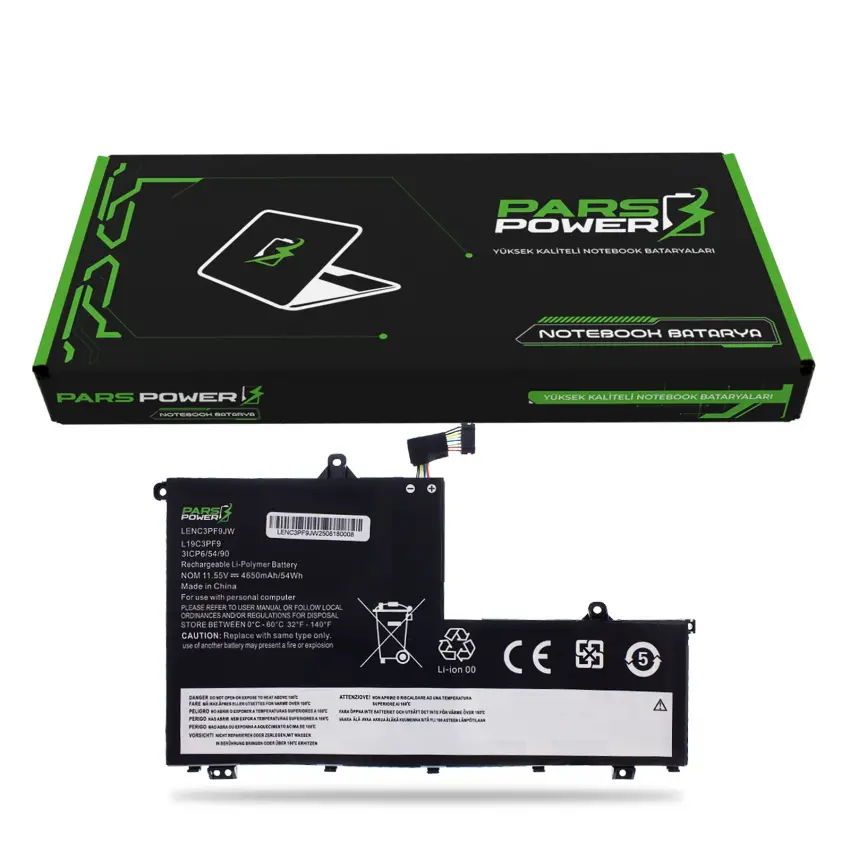 Lenovo SB10W67400, SB10V25242 Batarya - Pil (Pars Power)