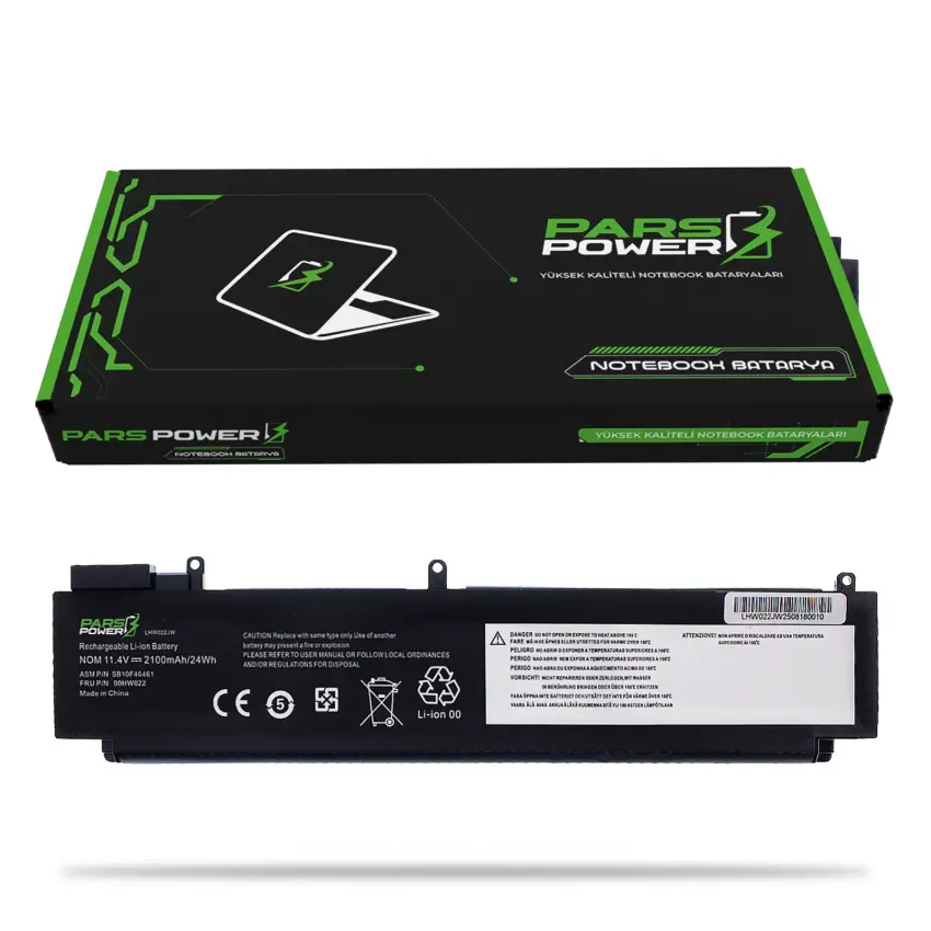 Lenovo ThinkPad 01AV408, 01AV462 Batarya - Pil (Pars Power)