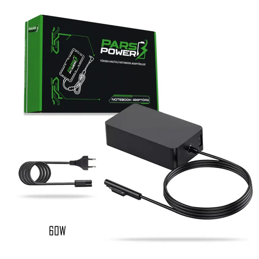 Microsoft Surface Pro 1800 Adaptör Şarj Aleti-Cihazı (Pars Power)