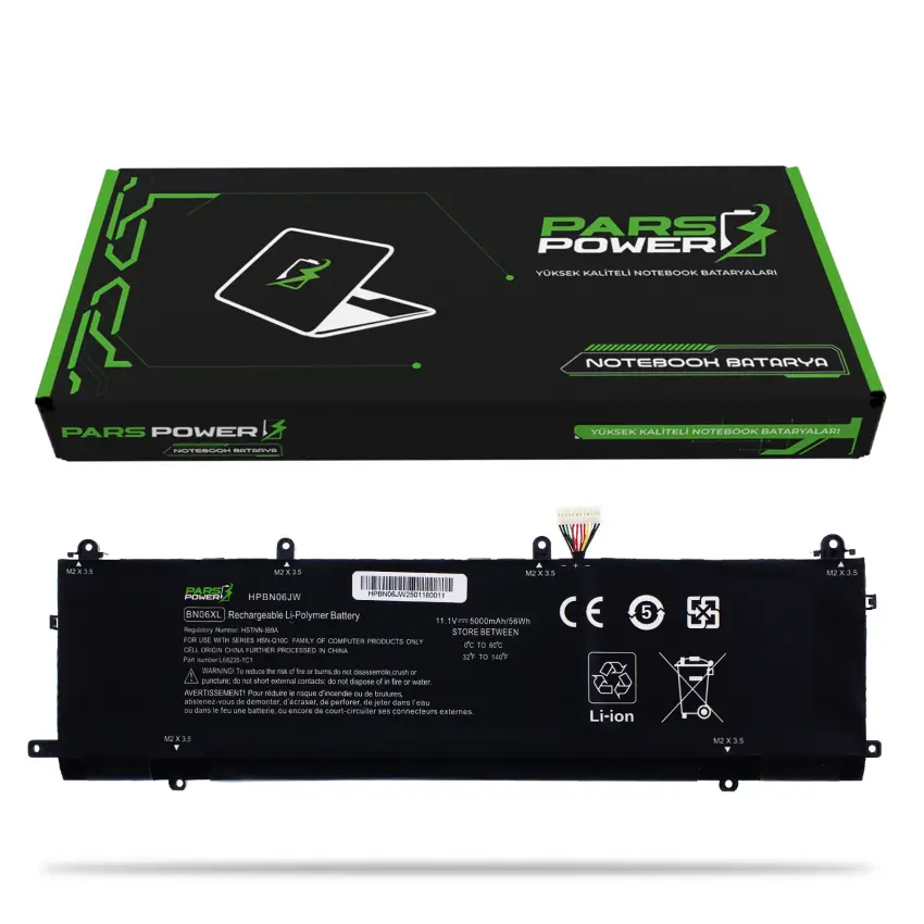 HP Spectre X360 L68235-1C1, L68299-005 Batarya - Pil (Pars Power)