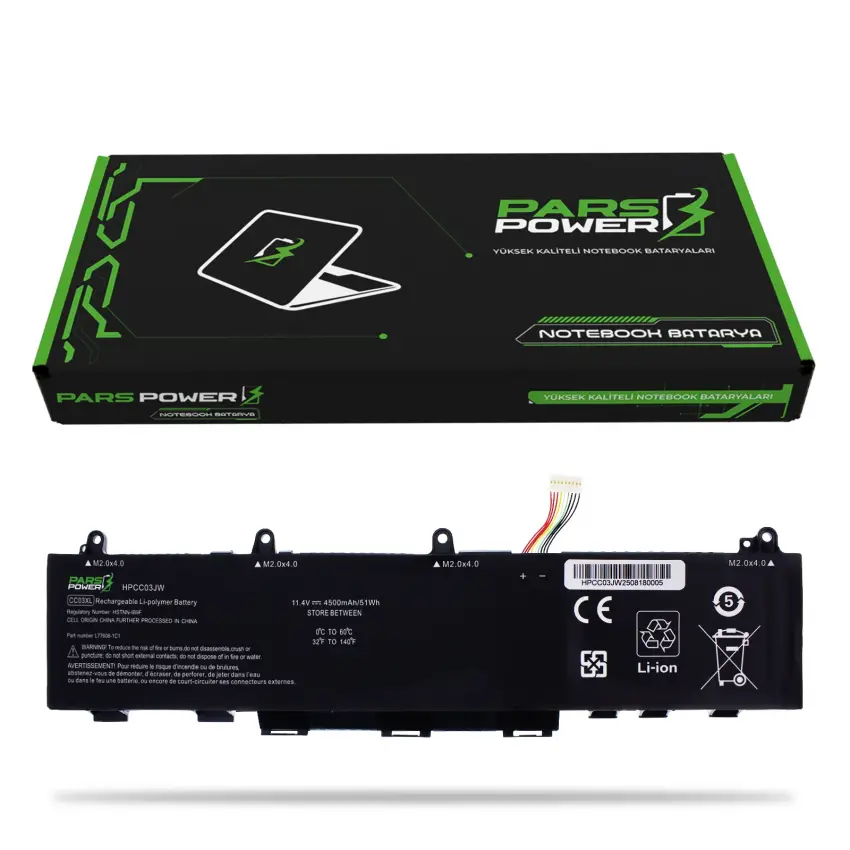 HP EliteBook L77608-1B2, L77608-1C1 Batarya - Pil (Pars Power)