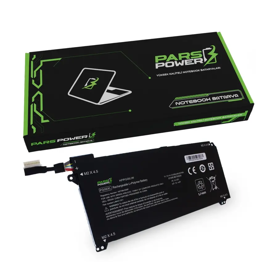 HP OMEN 15-dh0009nt (7BU06EA) Batarya - Pil (Pars Power)
