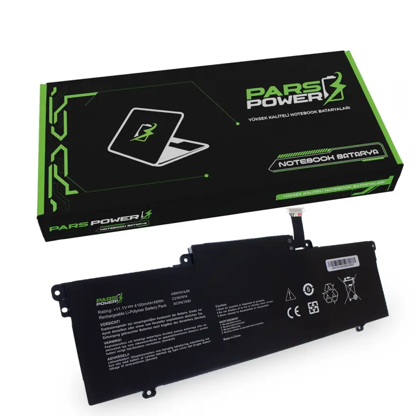 Asus ExpertBook B5402CBA-EB0073X Batarya - Pil (Pars Power)