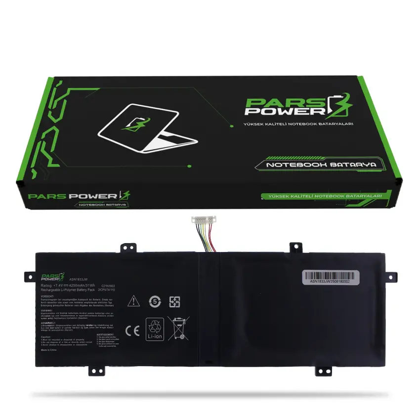 Asus ZenBook UX431FN-AN002T Batarya - Pil (Pars Power)