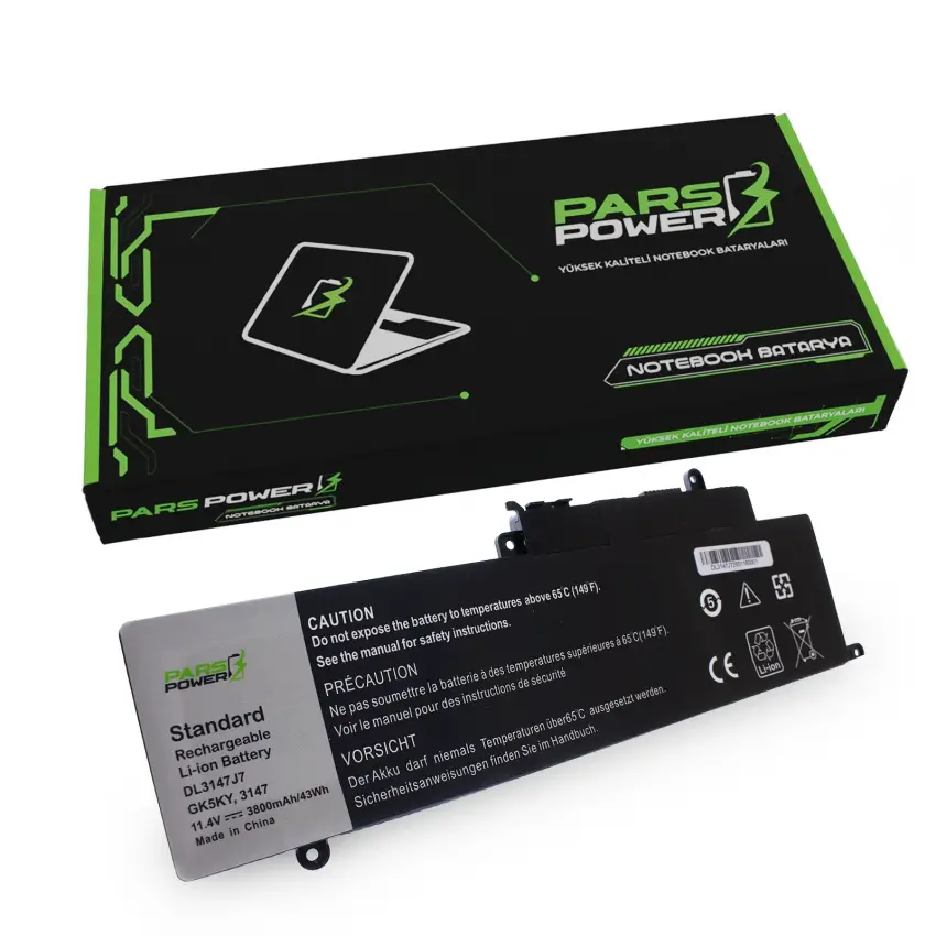 Dell Inspiron GK5KY, 4K8YH Batarya - Pil (Pars Power)