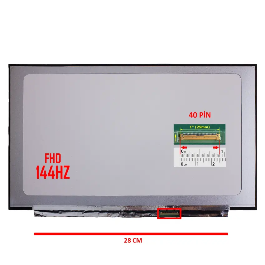 Hp Omen 16-C0030NT (556H0EA) Lcd Led Ekran - Panel