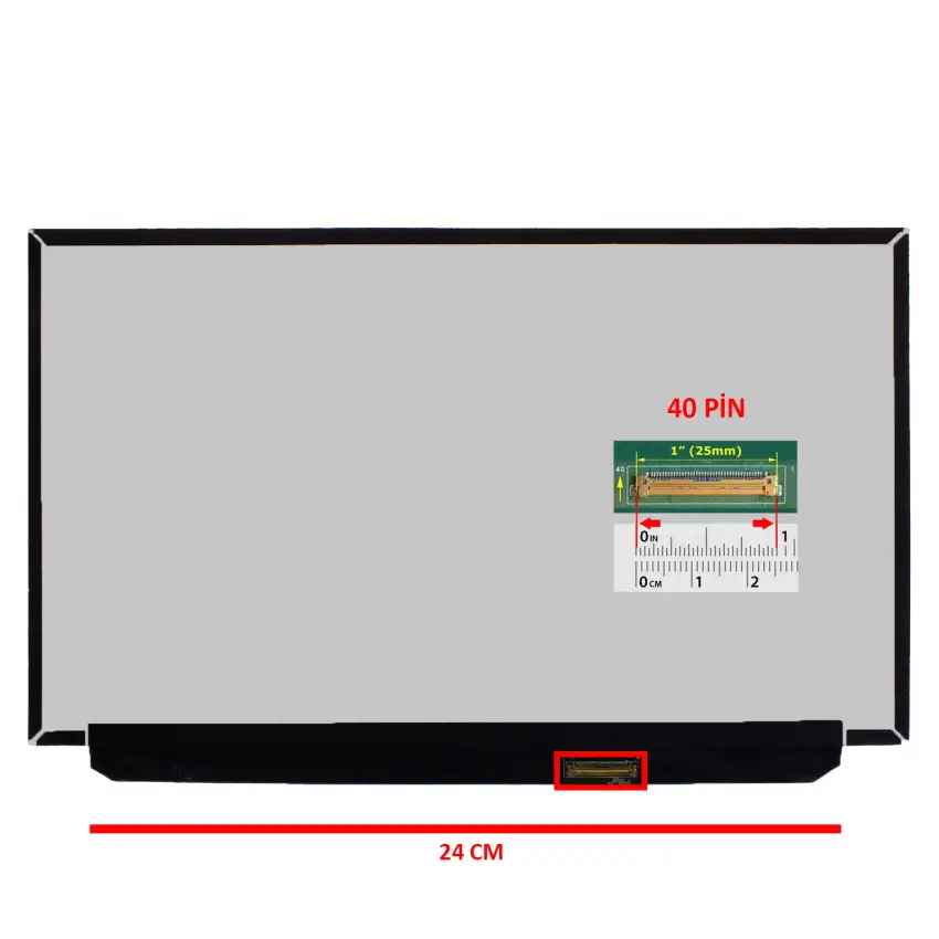 B125HAK01.0 Lcd Led Ekran - Panel