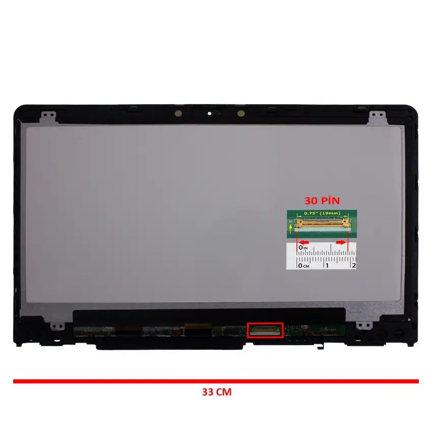 HP Pavilion x360 14-ba005nt (2GS62EA) 2si 1 Arada Dokunmatik + Led Ekran Panel Set