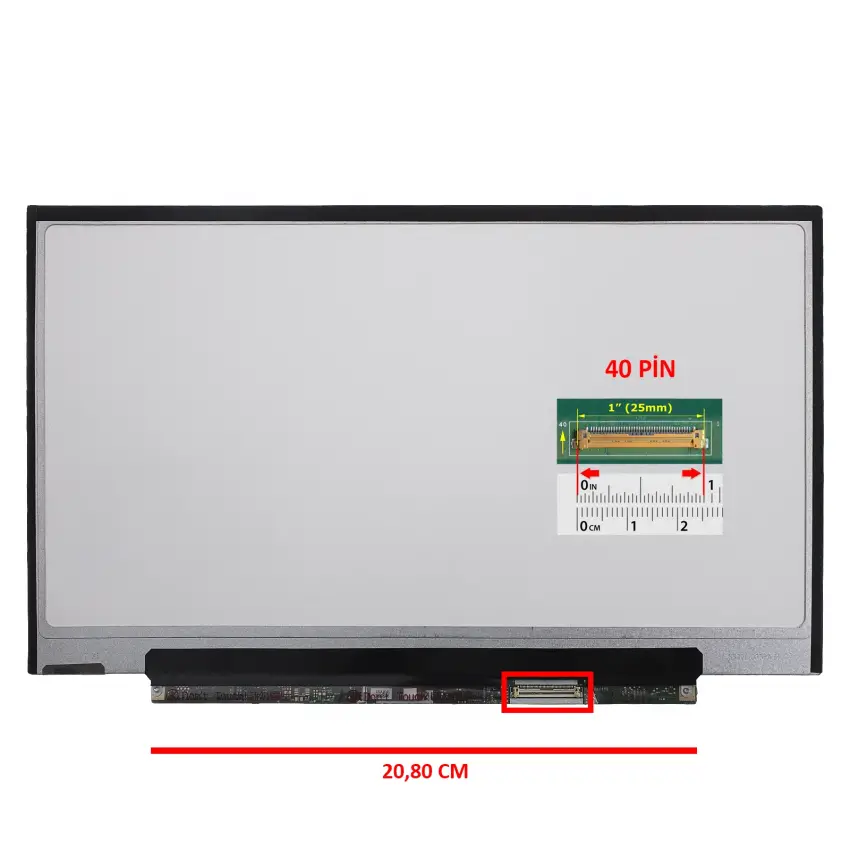 Toshiba Portege Z930-BRS, R700-17G, R830-154 Uyumlu Led Lcd Ekran