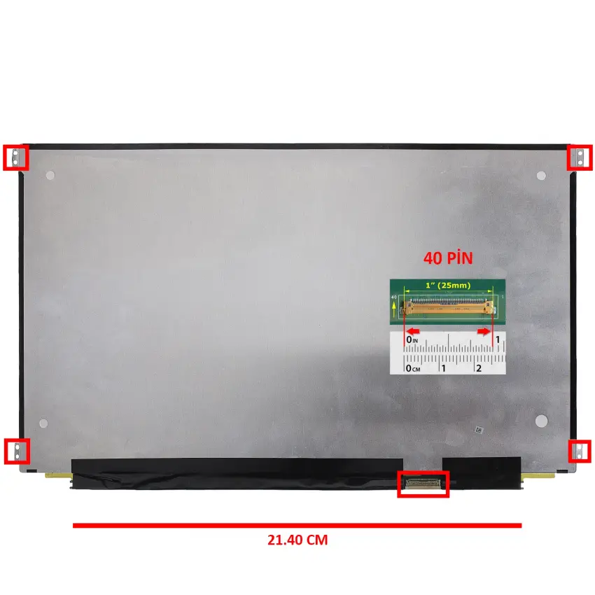 LQ156D1JW02, LQ156D1JW02B Lcd Led Ekran - Panel