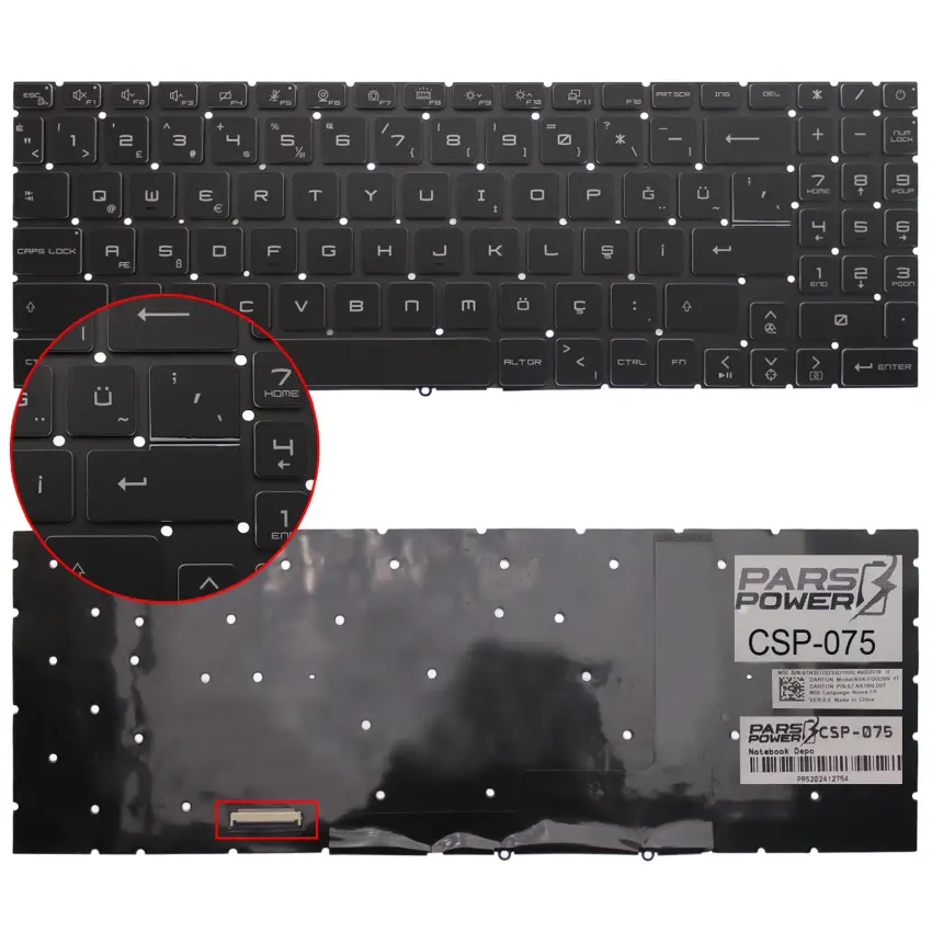 MSI Crosshair 16 HX AI D2XWFKG-093TR Klavye Işıklı (Siyah TR)