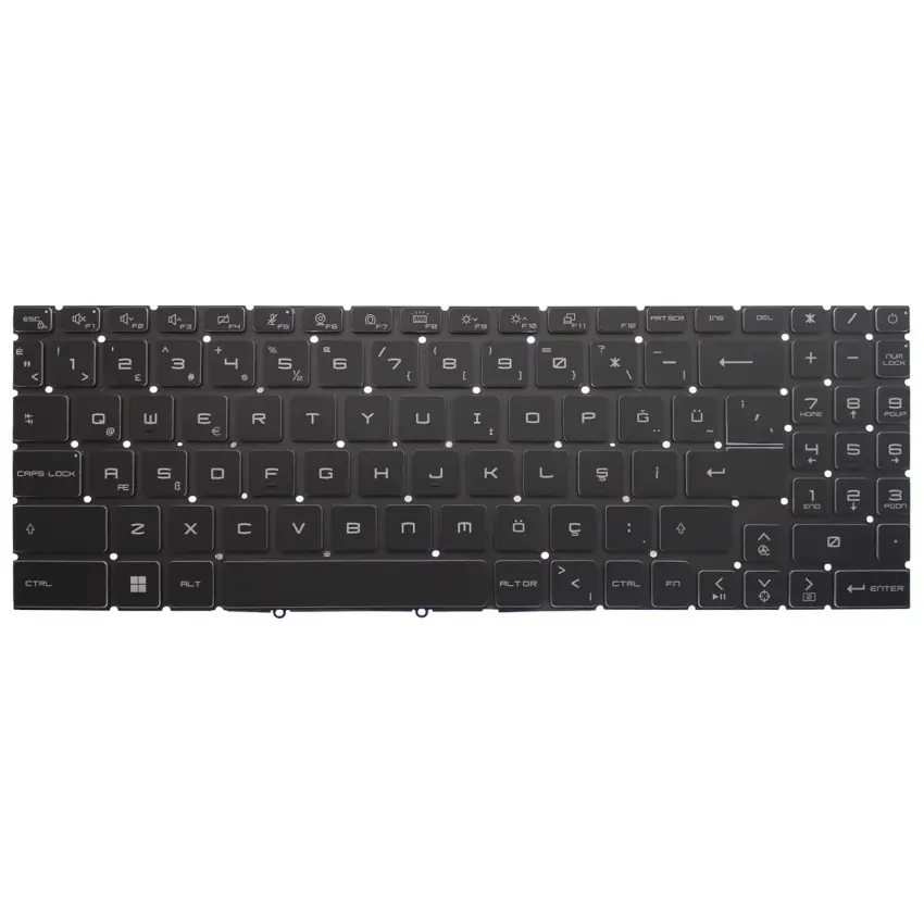 MSI Crosshair 16 HX AI D2XWFKG-093TR Klavye Işıklı (Siyah TR)