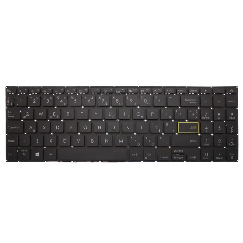 Asus 0KNB0-5127TU00 Klavye (Siyah TR)