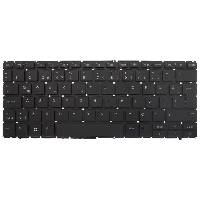 Hp N44496-141 Klavye Işıklı (Siyah TR)