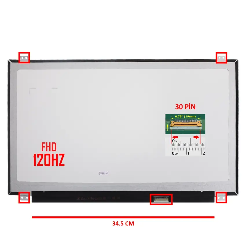 Monster Tulpar T7 V16.1.2 Lcd Led Ekran - Panel