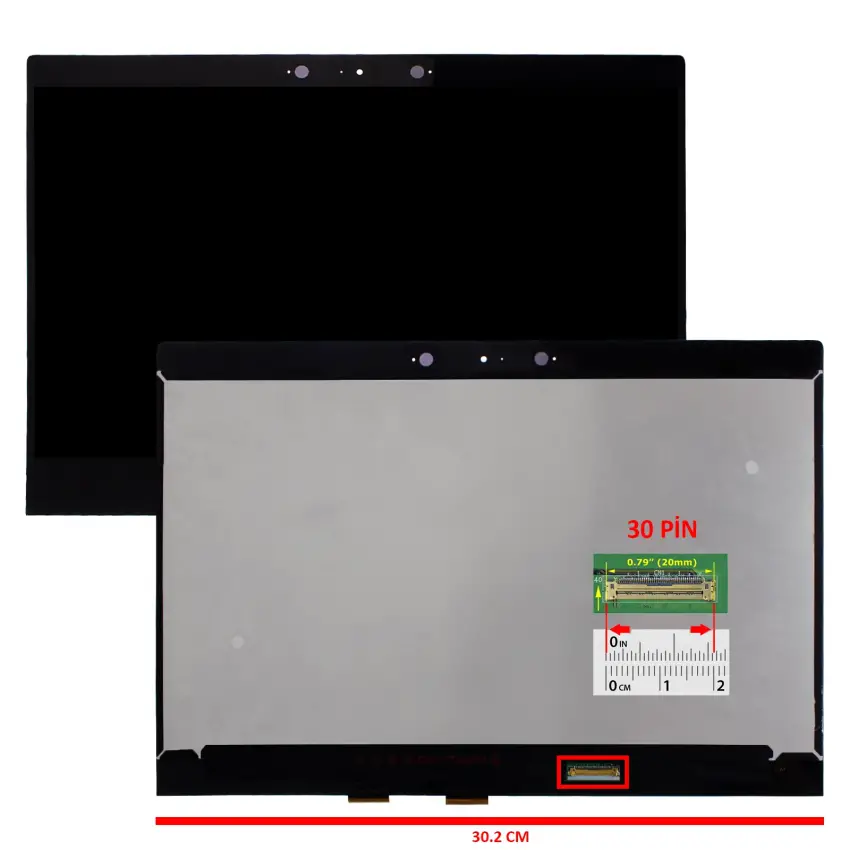 Hp Spectre X360 13-ae041ng Dokunmatik + Led Ekran Set
