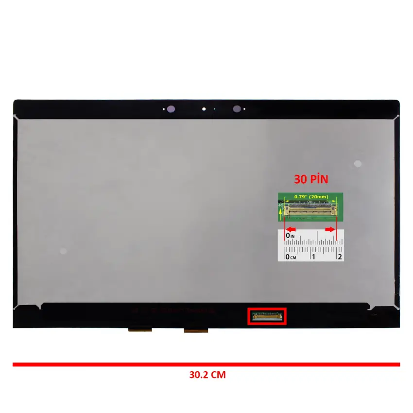 Hp Spectre X360 13-ae041ng Dokunmatik + Led Ekran Set