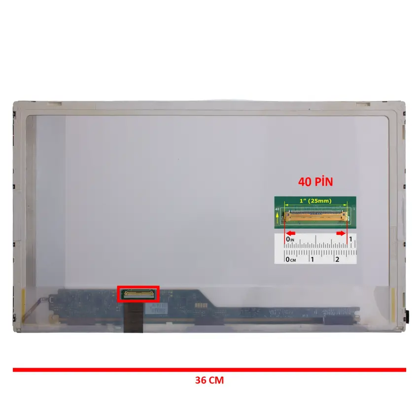 Lenovo ThinkPad 20C6006JTX, 20C600JBTX Uyumlu Notebook Led Ekran