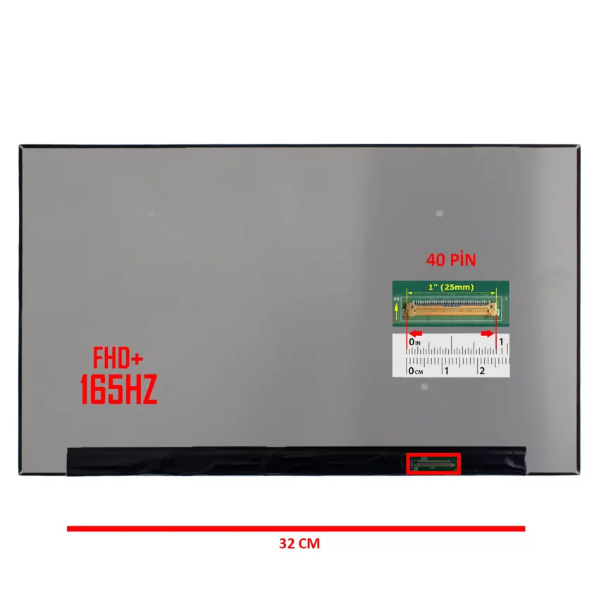 Asus ROG Strix Scar 18 G834JY-N6040W Lcd Led Ekran - Panel