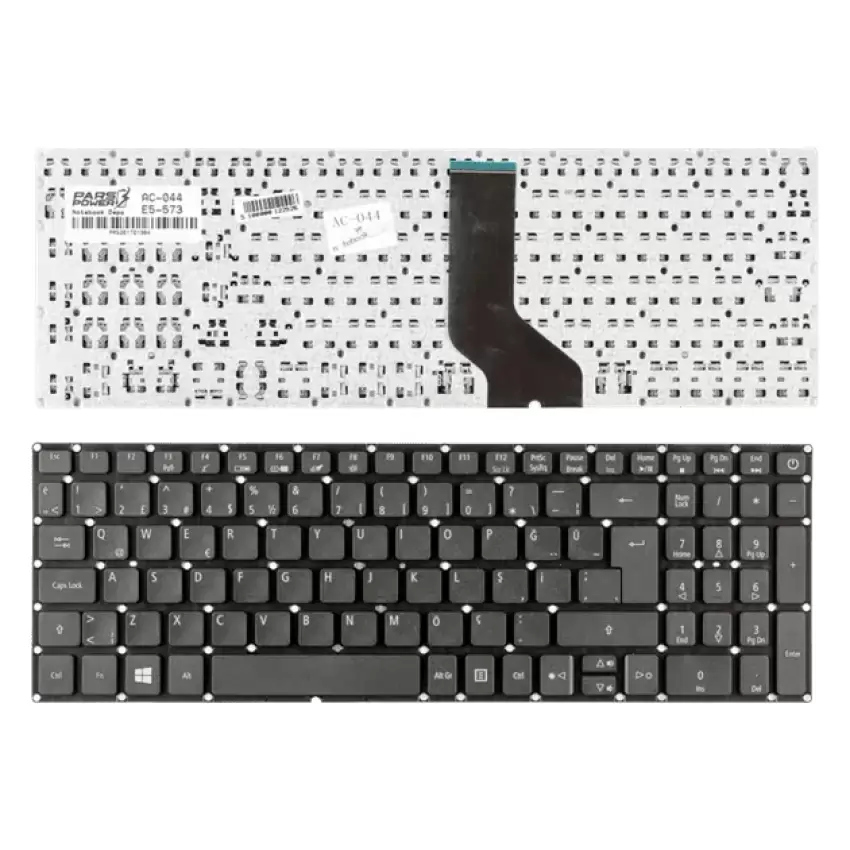 Acer Aspire 5 A515-51G-54FD, A515-51g-74wt Notebook Klavye (Siyah TR)