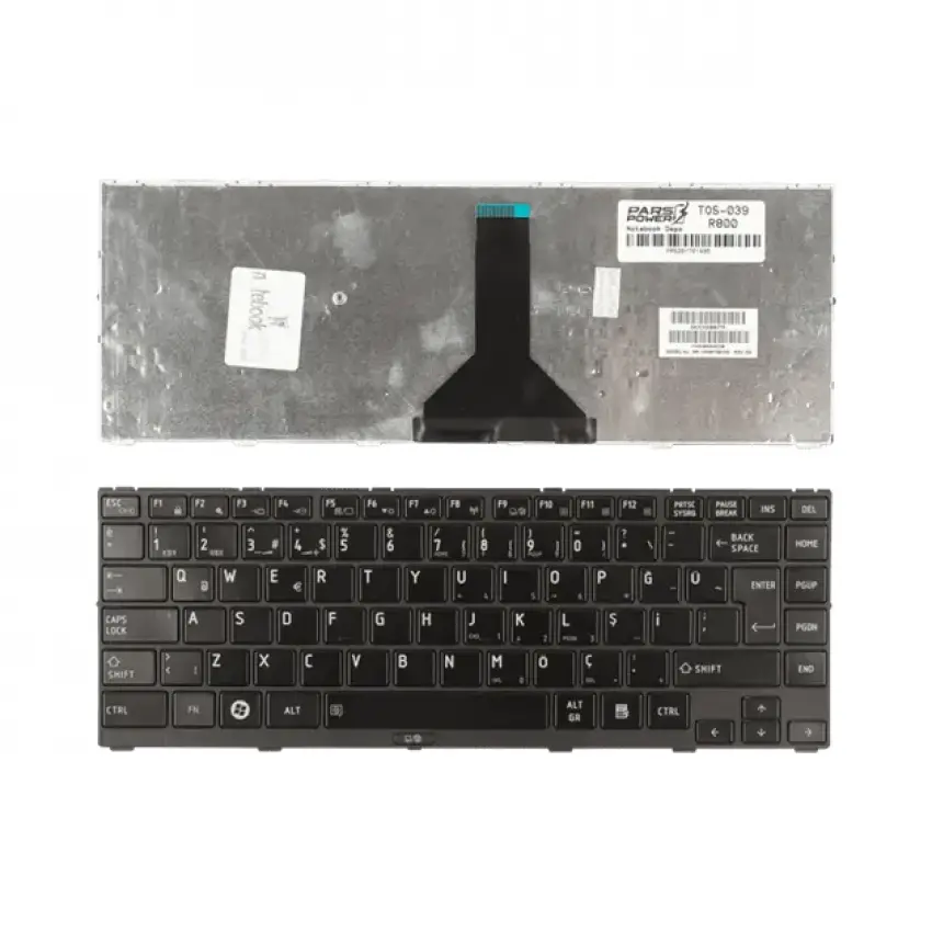 Toshiba Tecra R940-1Hp Notebook Klavye (Siyah TR)