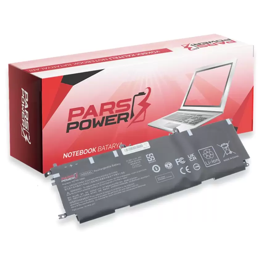HP Envy AB06053XL, TPN-I128 Batarya - Pil (Pars Power)