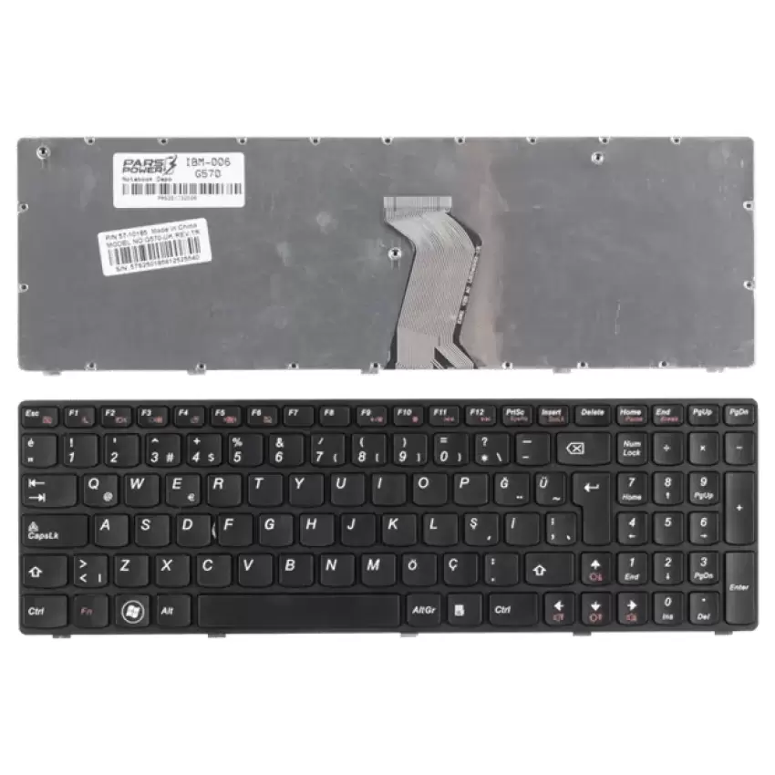 Lenovo V-117020CS1 Notebook Klavye (Siyah TR)