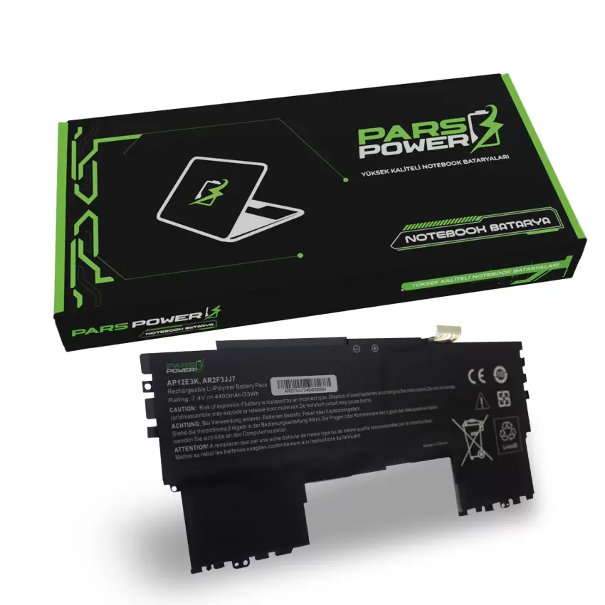 Acer Aspire S7 S7-191-53334G12Ass Batarya - Pil (Pars Power)