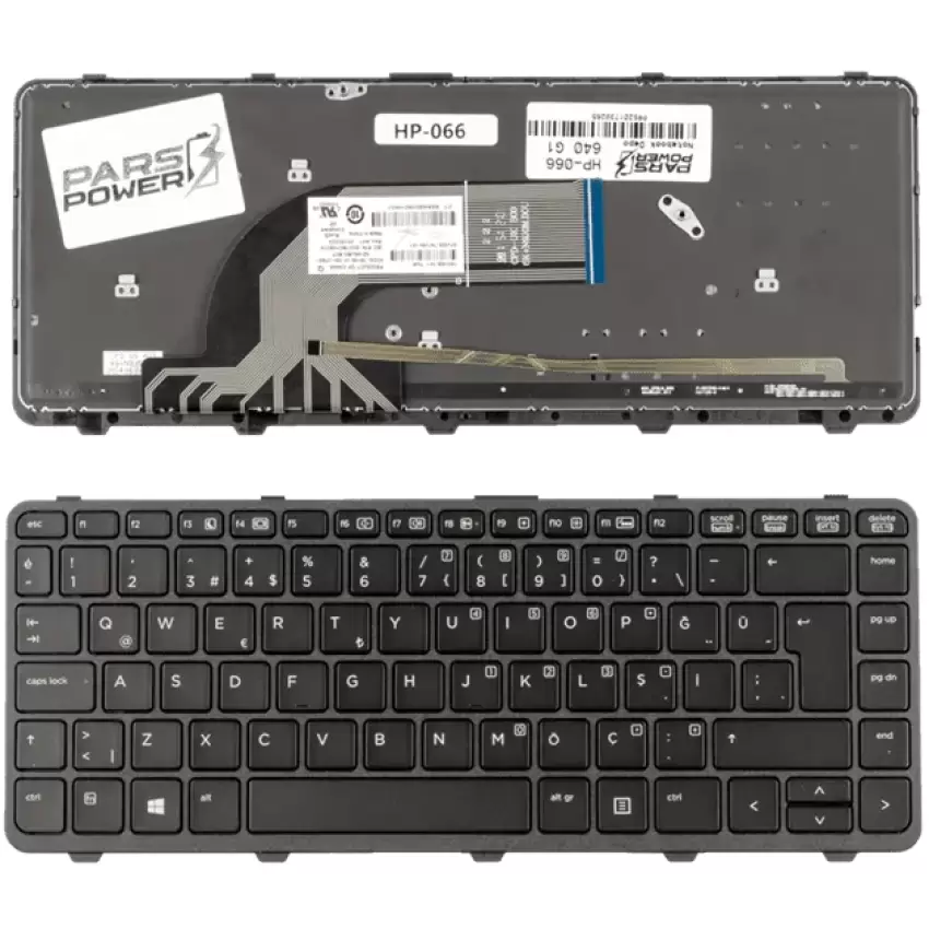 Hp ProBook 640 G1 (P4T19EA) Notebook Klavye Işıklı (Siyah TR)