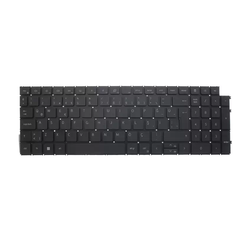 Dell inspiron 15 5510 FSI5F82N Klavye Işıklı (Siyah TR)