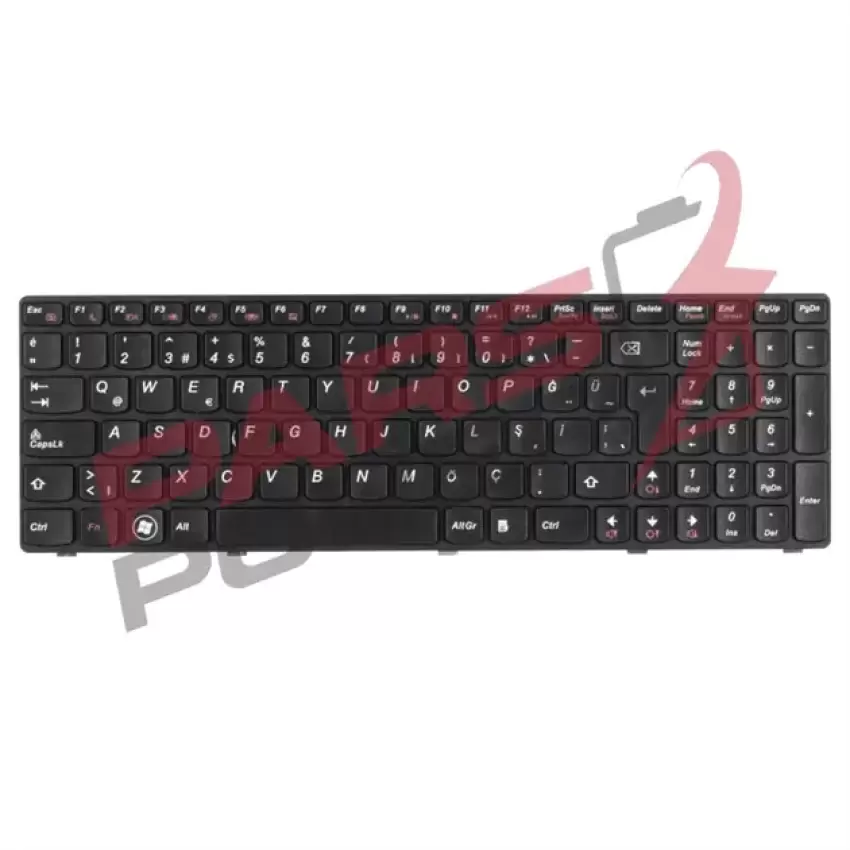 Lenovo G570 Notebook Klavye (Siyah TR)