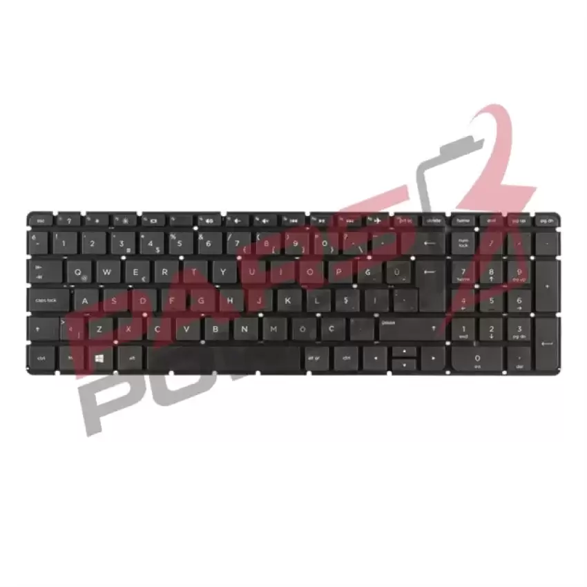 Hp V151802AK1, V151802AS1, TPN-C125 Notebook Klavye (Siyah TR)