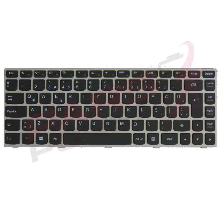 Lenovo Flex 2-14D 20376 80EE Notebook Klavye (Siyah TR)