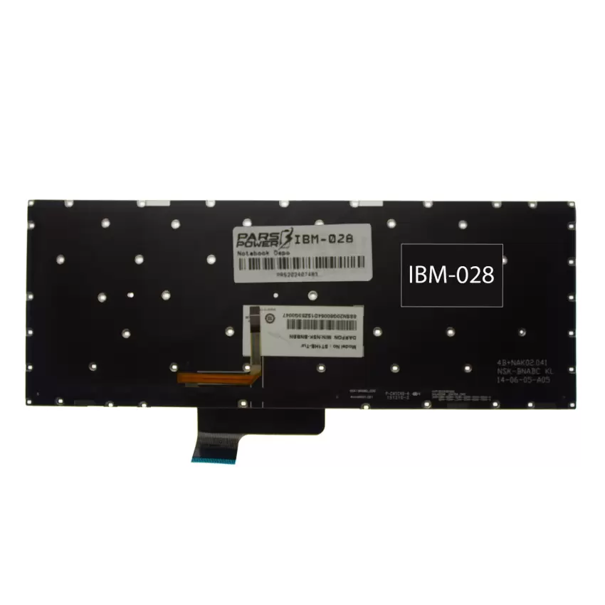 Lenovo Yoga 2 13, Yoga 3 14 Notebook Klavye Işıklı (Siyah TR)