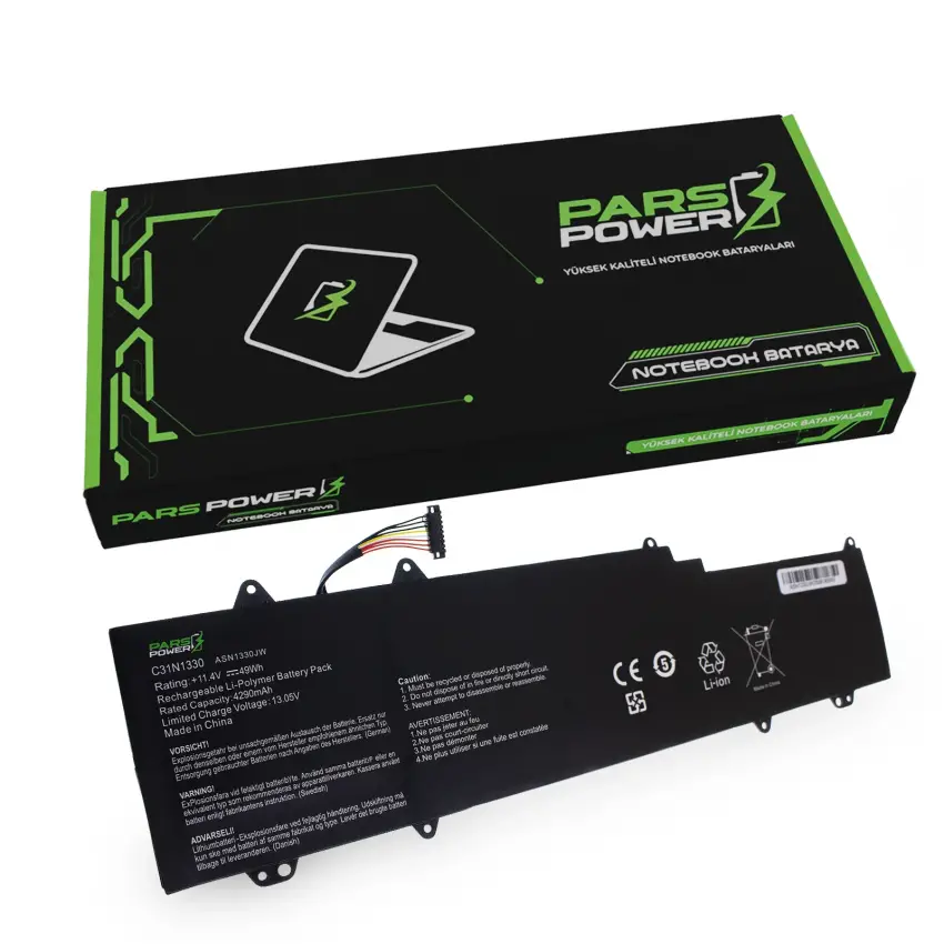 Asus Zenbook UX32VD-R4013H Batarya - Pil (Pars Power)
