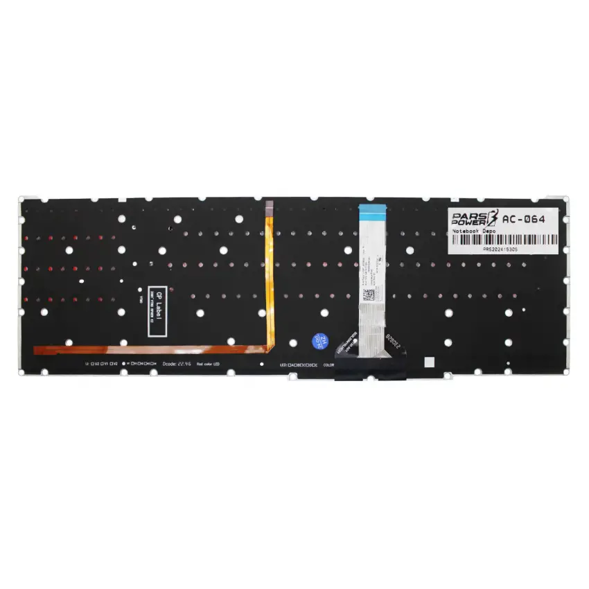 Acer Predator Helios 300 PH315-54-54RQ, PH315-54-54VU Klavye Işıklı (Siyah TR)