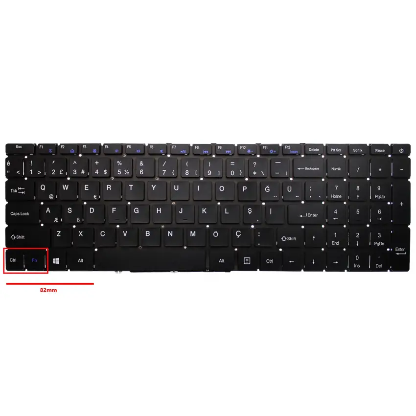 i-Life ZedAir CX7 NTBTILWBi7158256 Klavye (Siyah TR)