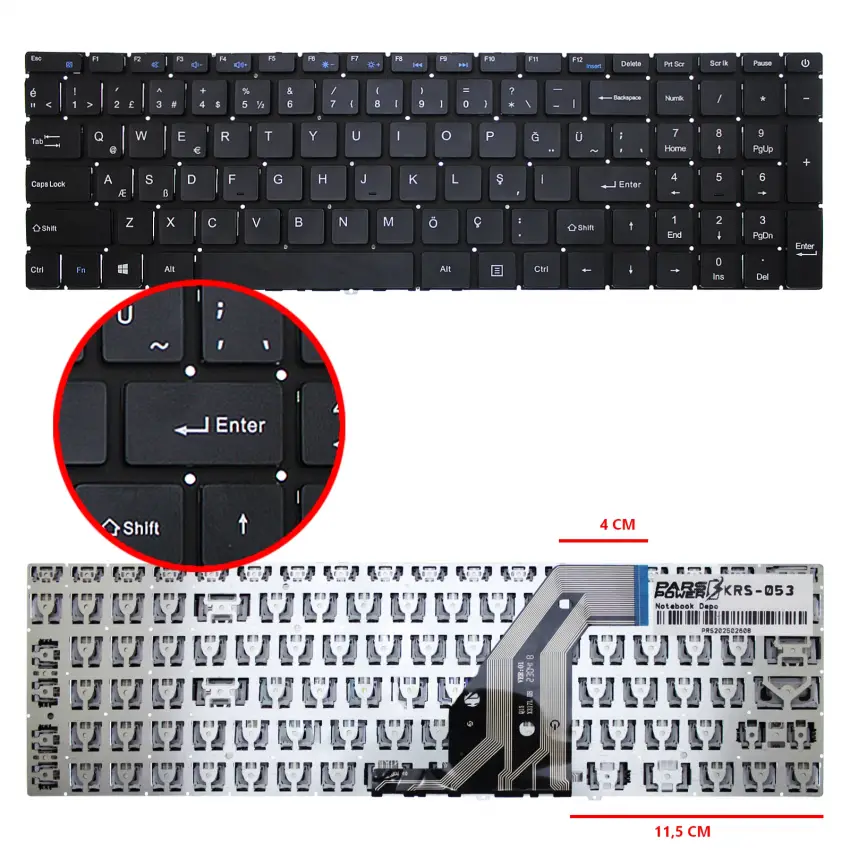 i-Life ZedAir CX5 IL.1506X.4G1T.GWI5TKB Klavye (Siyah TR)