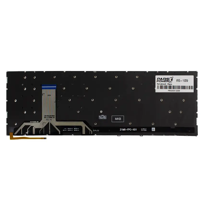 Asus ExpertBook B1 B1502 Klavye Işıklı (Gümüş TR)