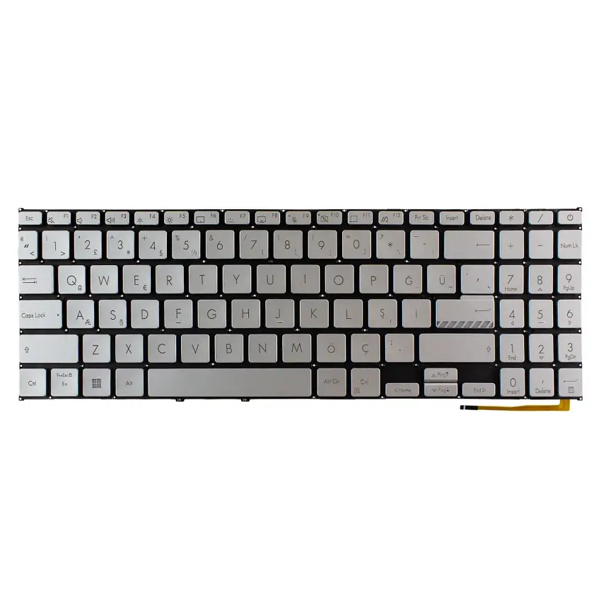 Asus Vivobook 15 X1502ZA-EJ654W Klavye Işıklı (Gümüş TR)