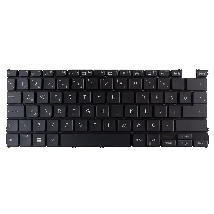 Asus ZenBook 14 OLED UX3402ZA-KM501W Klavye Işıklı (Siyah TR)