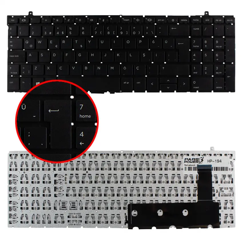 Hp EliteBook 860 G9 Klavye (Siyah TR)