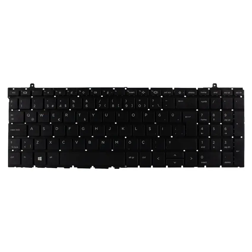 HP EliteBook 860 G9 (6F5W9EA), 860 G9 (6F6B3EA) Klavye (Siyah TR)