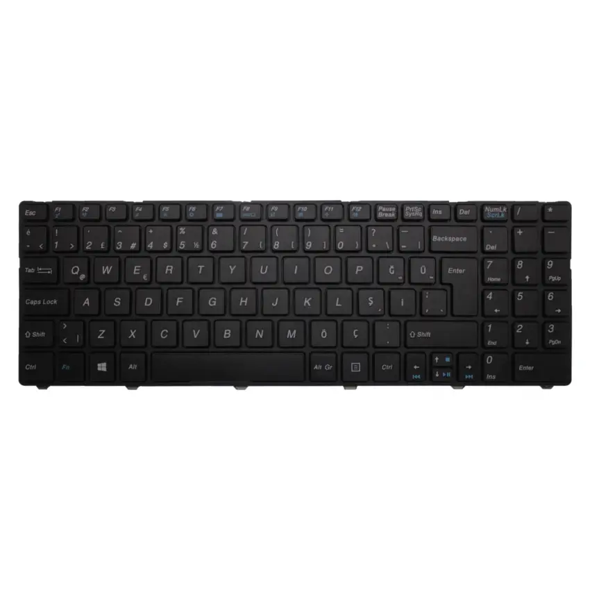 Grundig 0KN0-W01TU121, V128862ES2, Klavye (Siyah TR)