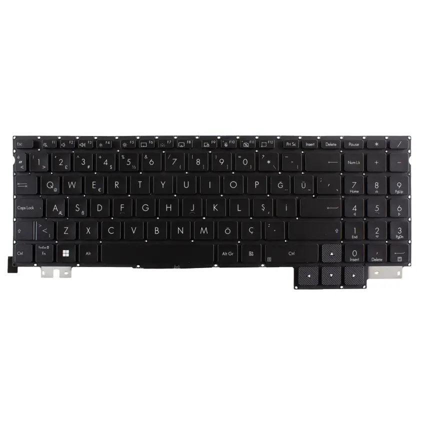 Asus ProArt Studiobook Pro 16 OLED W5600 Serisi Klavye Işıklı (Siyah TR)