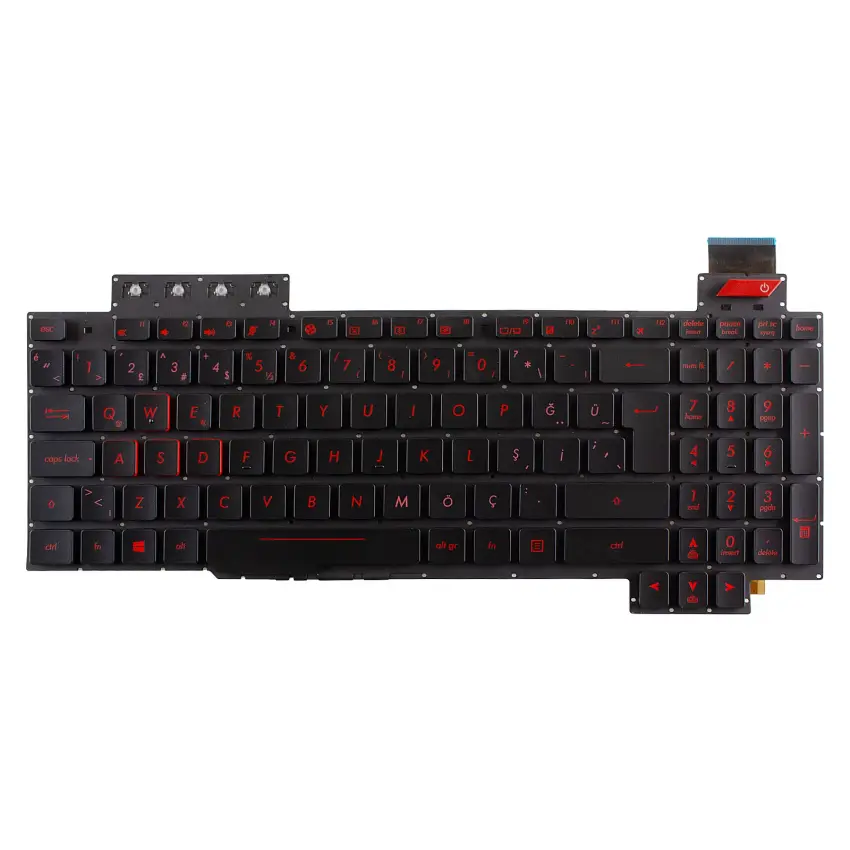 Asus ROG FX503VD-DM104 Klavye Işıklı (Siyah TR)